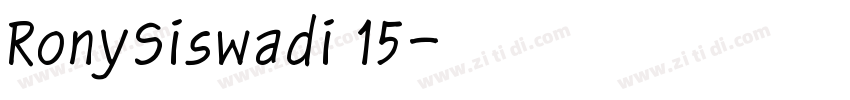 RonySiswadi 15字体转换